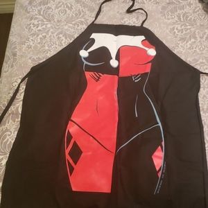 🦇♦️Harley Quinn♠️ Adult Apron NWOT